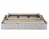 Rattan Plastic Blue White Tray