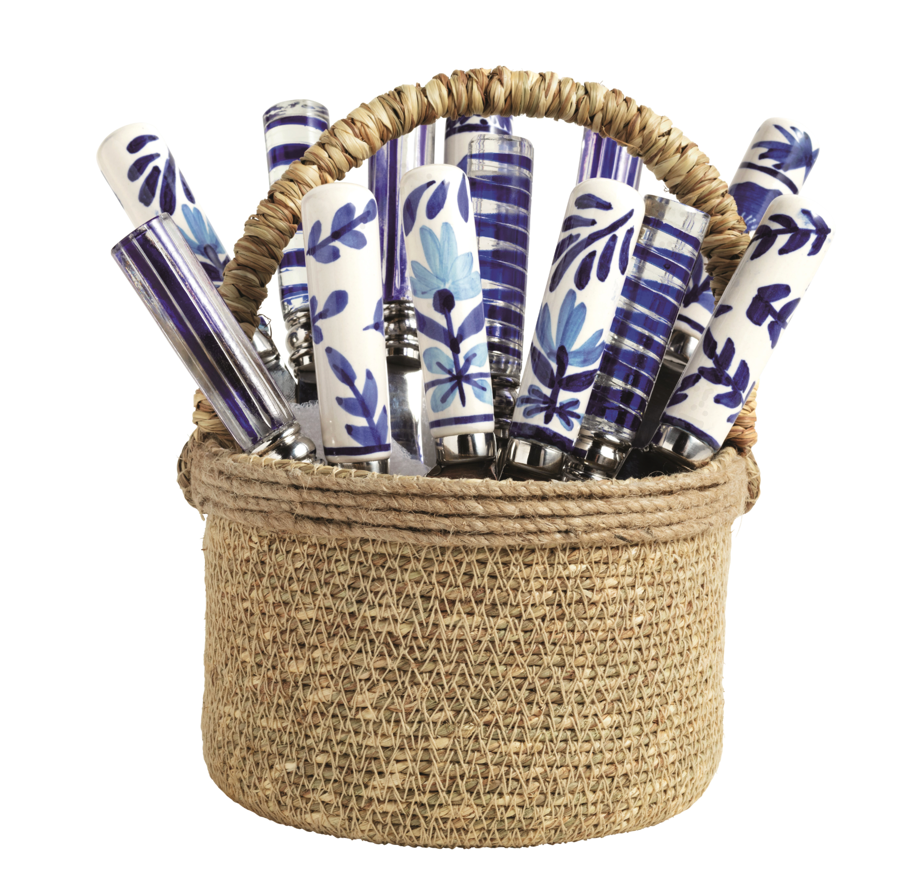 Blue Floral Spreaders
