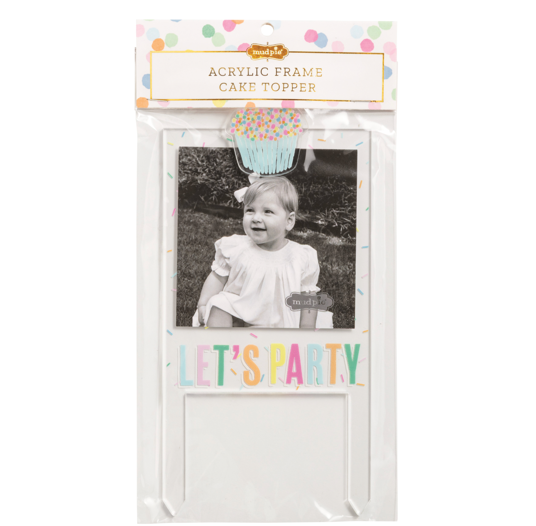 Lets Party Cake Topper Frame