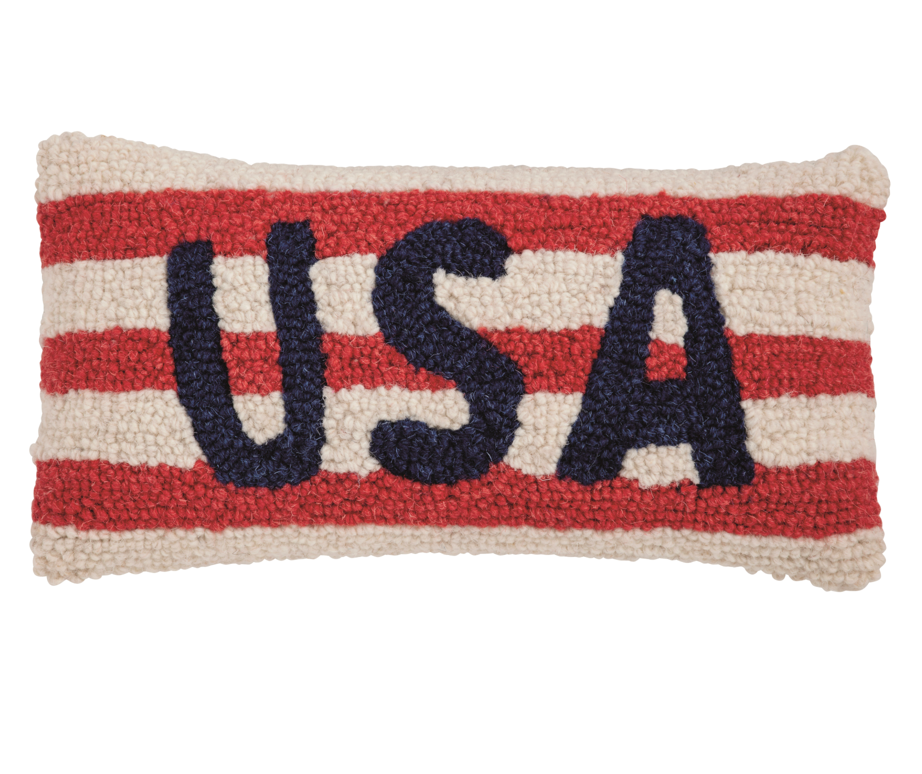Usa Hook Wool Pillow