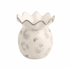 Sm Grey Leopard Vase