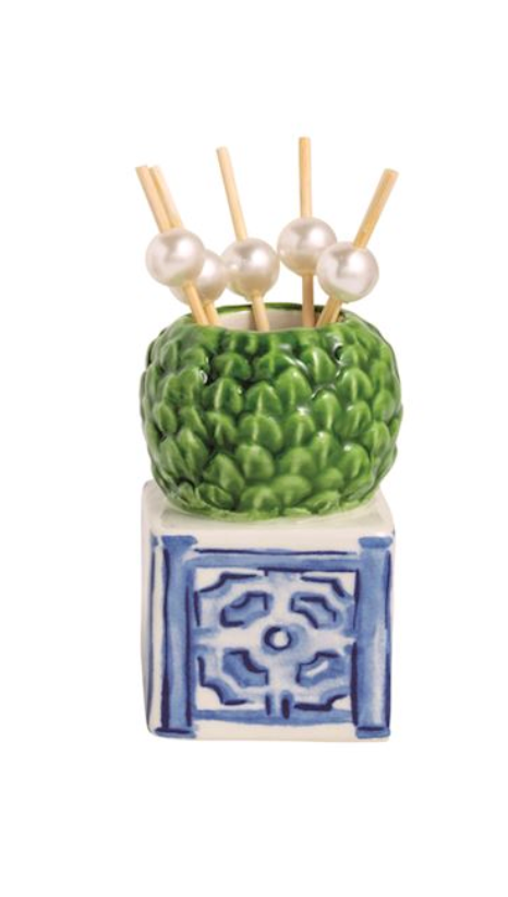 Topiary Toothpick Holder