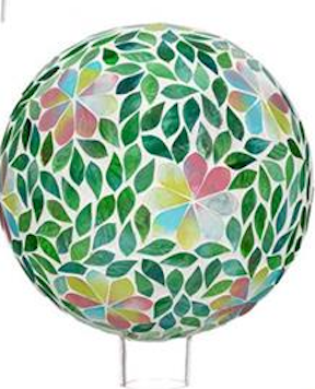 10" Mosaic Glass Gazing Balls