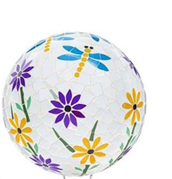 10" Mosaic Glass Gazing Balls