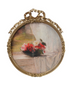 Pewter Hanging Photo Frame, 2 Styles (Holds 11" Round Photo)