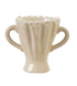 Stoneware Vase with Handles, Cream Color, 3 Styles