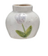 Hand-Painted Stoneware Vase with Flower, 4 Styles (Each One Will Vary)