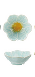 Stoneware Flower Shaped Bowl, Reactive Glaze, 6 Colors (Each One Will Vary)