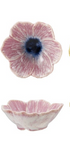 Stoneware Flower Shaped Bowl, Reactive Glaze, 6 Colors (Each One Will Vary)