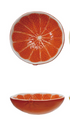 Ceramic Citrus Fruit Shaped Bowl, 3 Colors