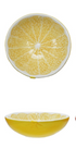 Ceramic Citrus Fruit Shaped Bowl, 3 Colors