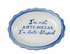 Stoneware Scalloped Dish with Saying