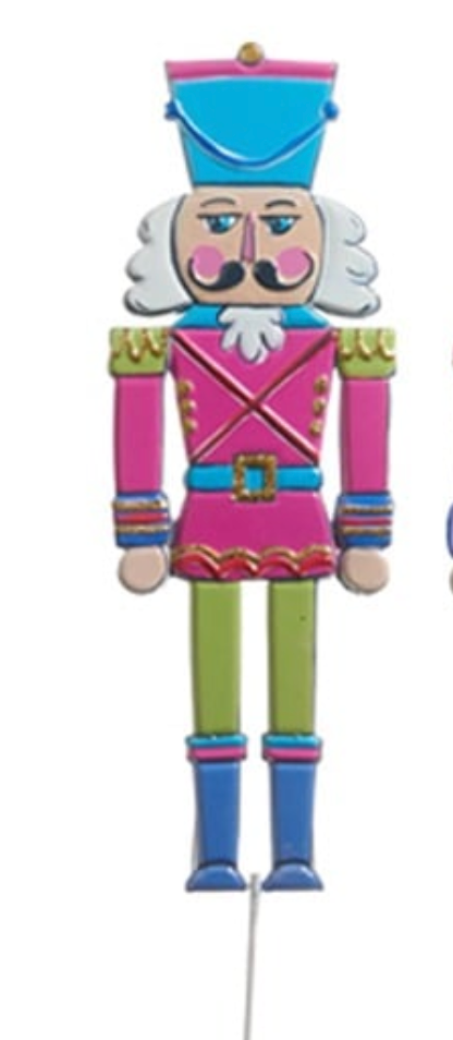 35.5" Candy Shop Nutcracker Yard Stake