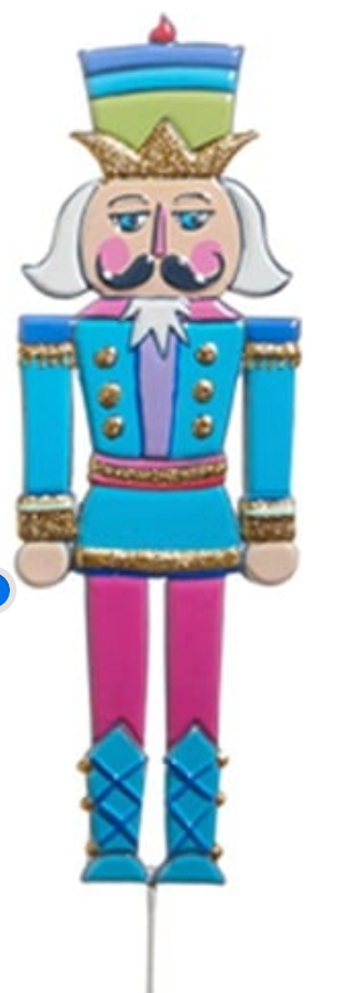 35.5" Candy Shop Nutcracker Yard Stake