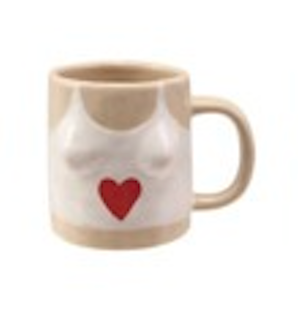 Bikini Handpainted Stoneware Mugs