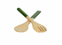 Albert L. Punkt Small Bamboo Salad Servers by Punkt - view 2