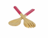 Albert L. Punkt Small Bamboo Salad Servers by Punkt - view 6