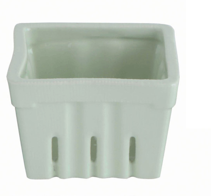 Textured Stoneware Berry Basket, 4 colors