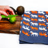 Spirit Horse in Navy Tea Towel