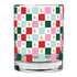 Double Old Fashioned Glass - Holiday Checkerboard - A. Dodson's