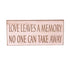 Memorial Table Decor Wood Sign , 8L x 3.5
