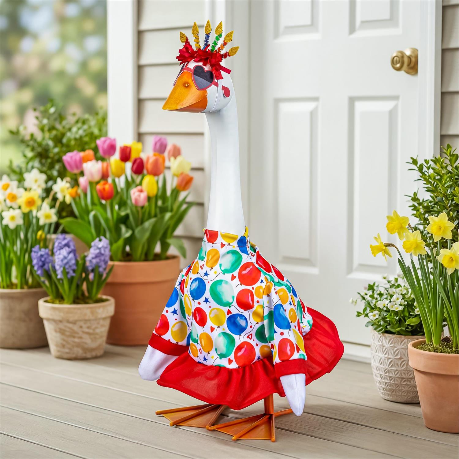 Birthday Fashion For Giddy The Porch Goose by Evergreen - view 3