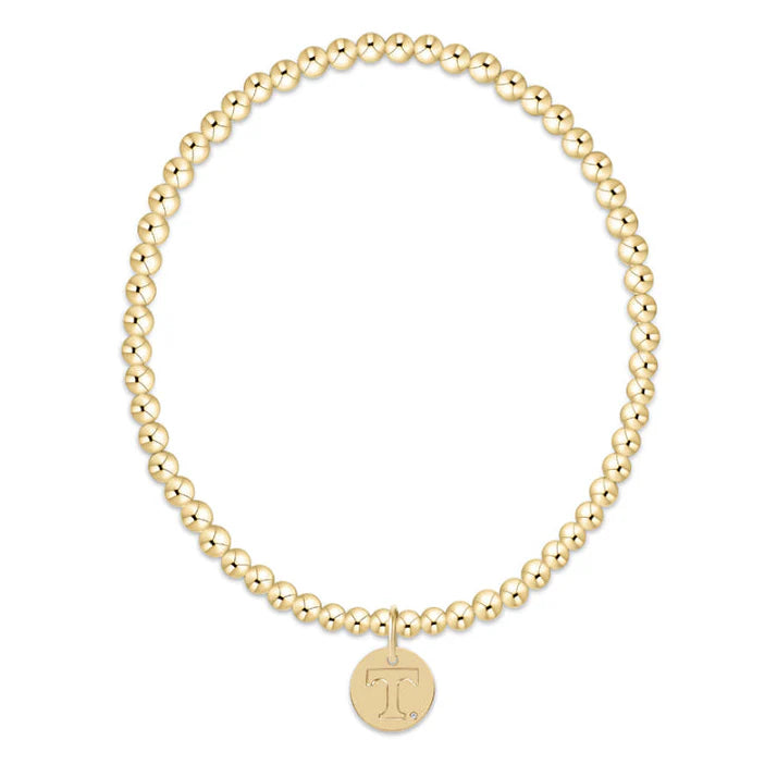 enewton extends - gameday ecollegiate classic gold 3mm bracelet -tennessee disc