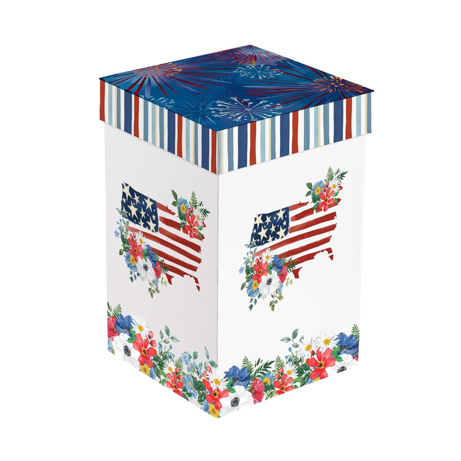 American Classic Ceramic Perfect Cup, Blooming USA, 17oz, Gift Box