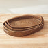 BURMA RATTAN OVAL SERVING TRAYS, SET OF 3 - view 4