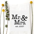 TEA TOWEL: MR & MRS est 2027 - A. Dodson's