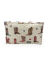 Ida Mae Thunderbird Boots Sand Quilted Tote Bag