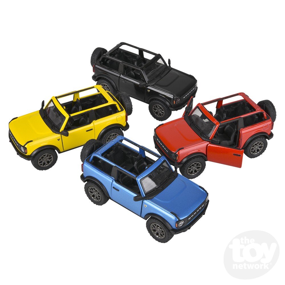 5" Die-Cast Pull Back 2022 Ford Bronco Open Top