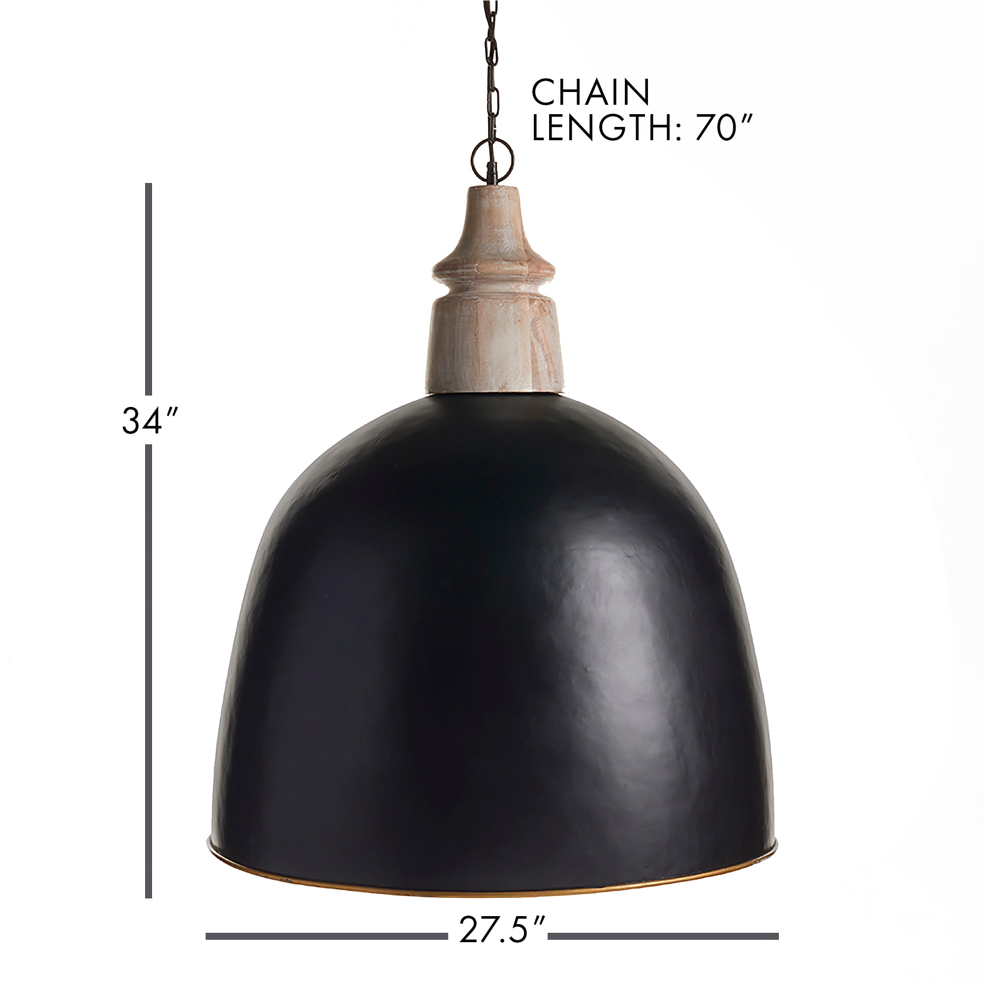 Byzantine Grand Dome Pendant - View 2