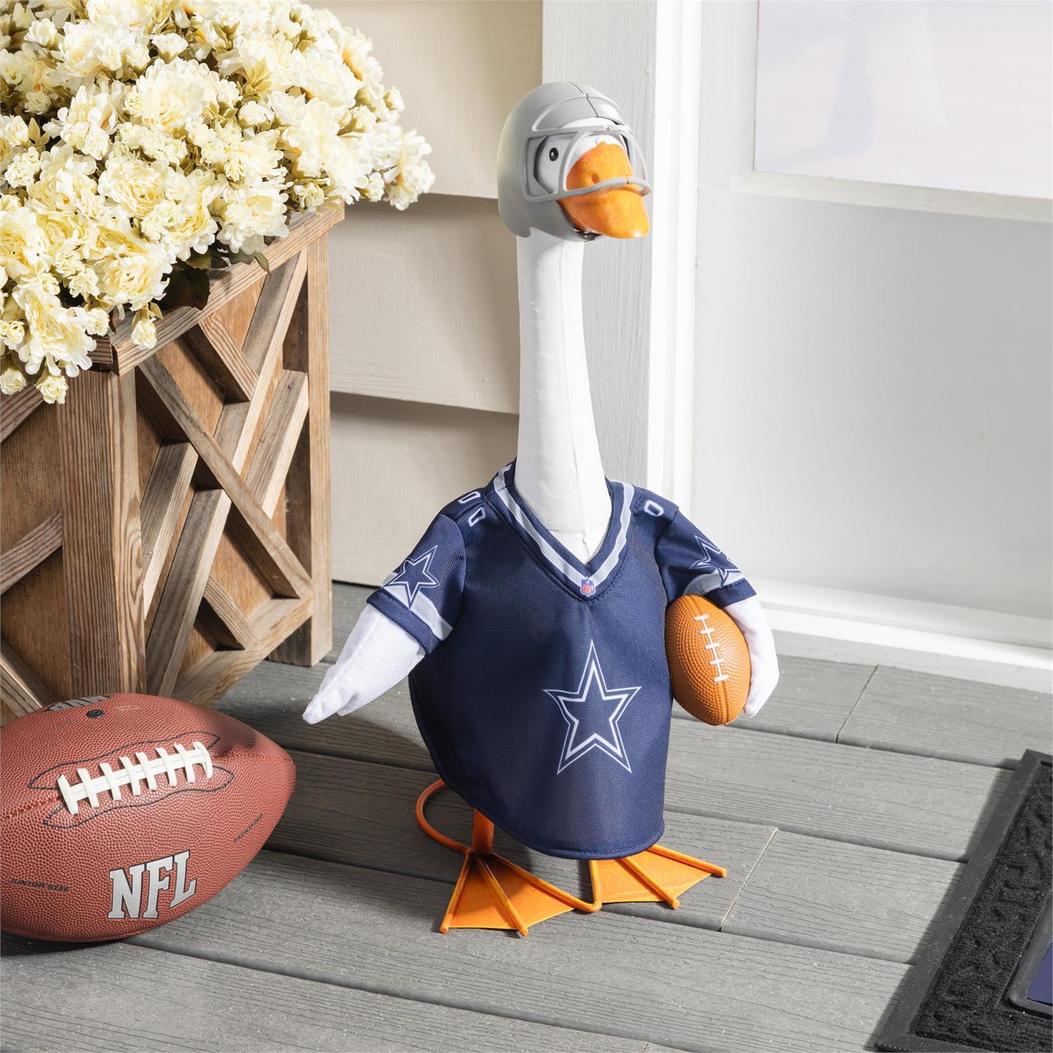 Dallas Cowboys Sports Porch Goose Uniform