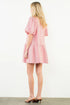 Puff Sleeve Gingham Dress