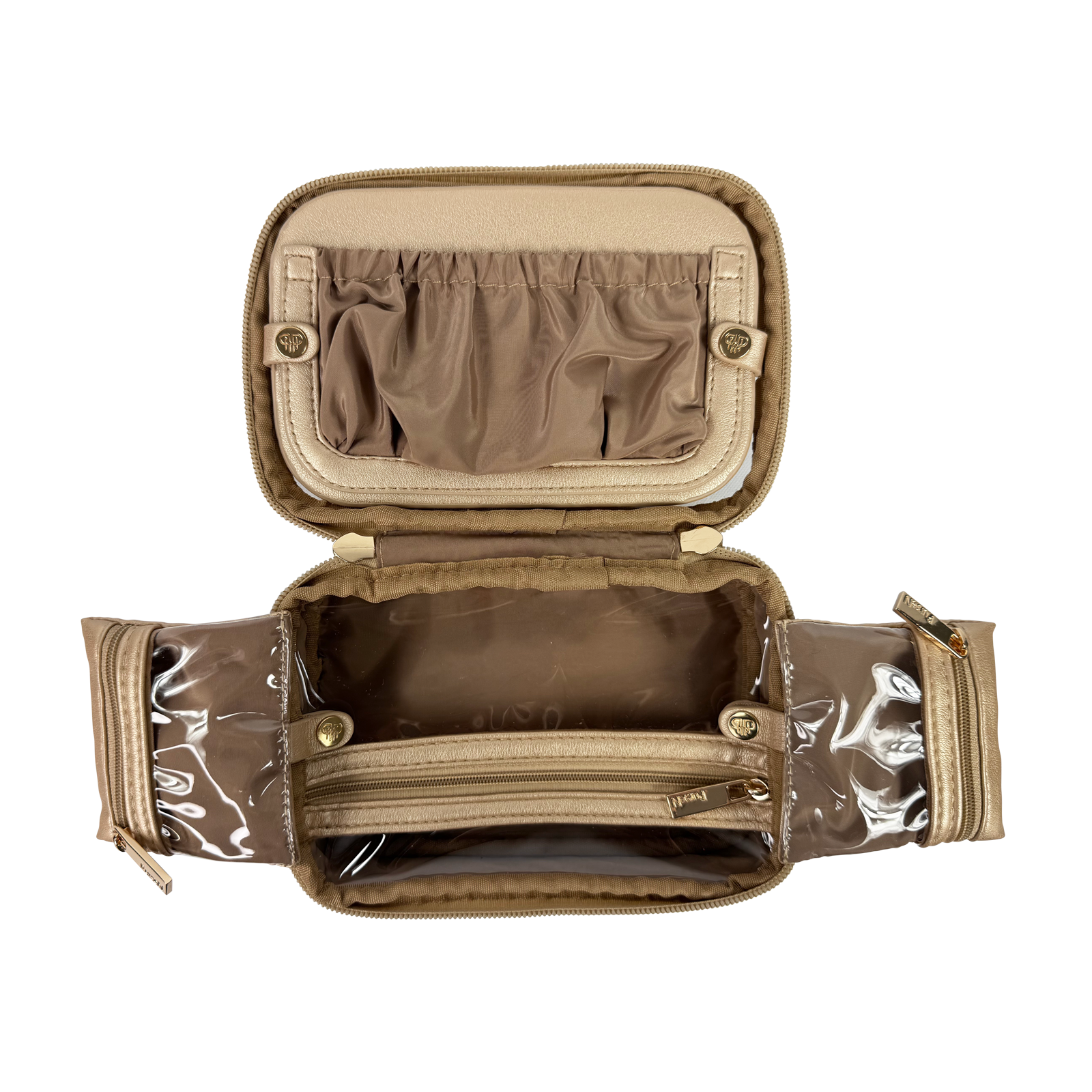 LITTMINI • Lighted Mirror Case • Gold