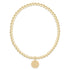 enewton extends - gameday ecollegiate classic gold 3mm bracelet - auburn disc