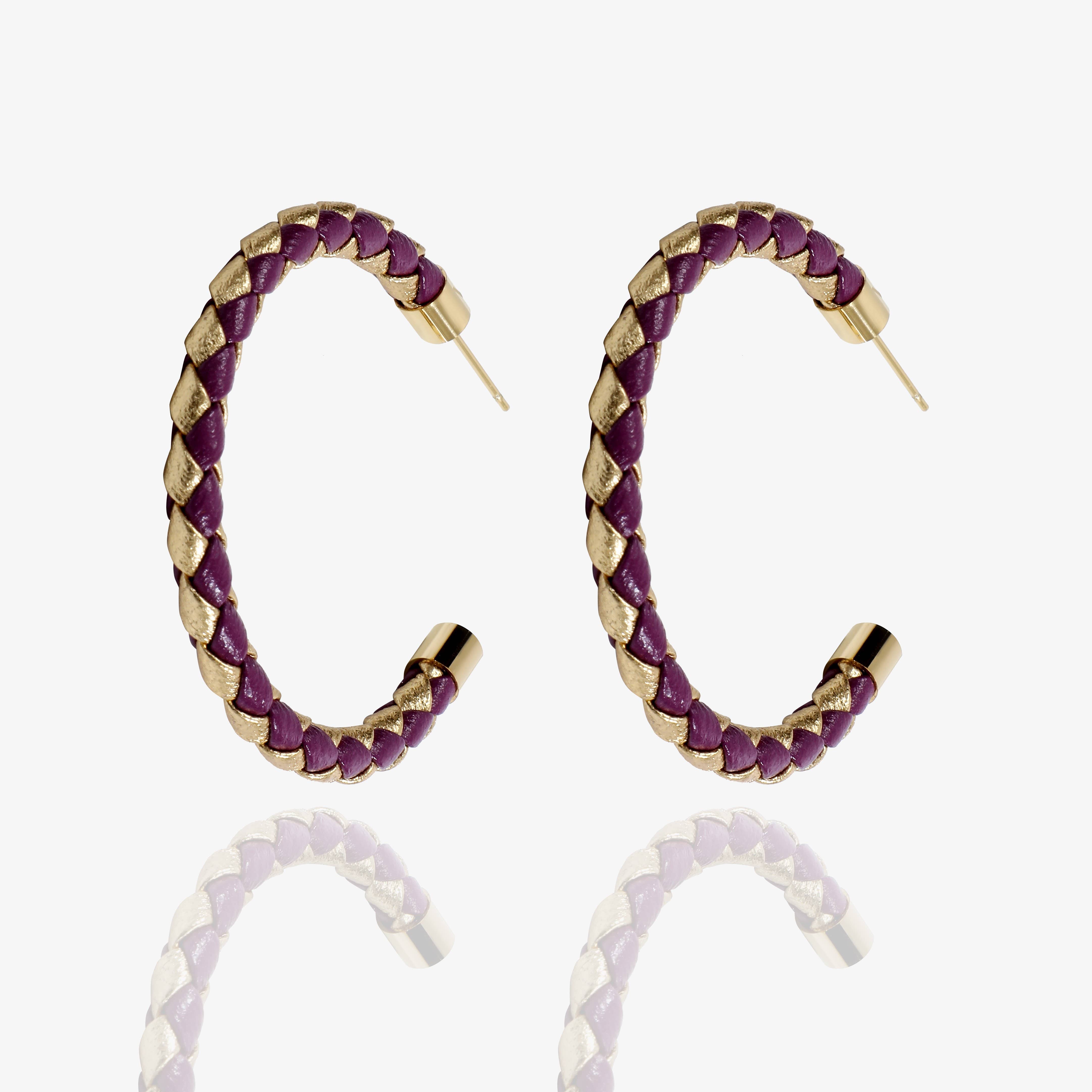 Braided Hoop Earrings