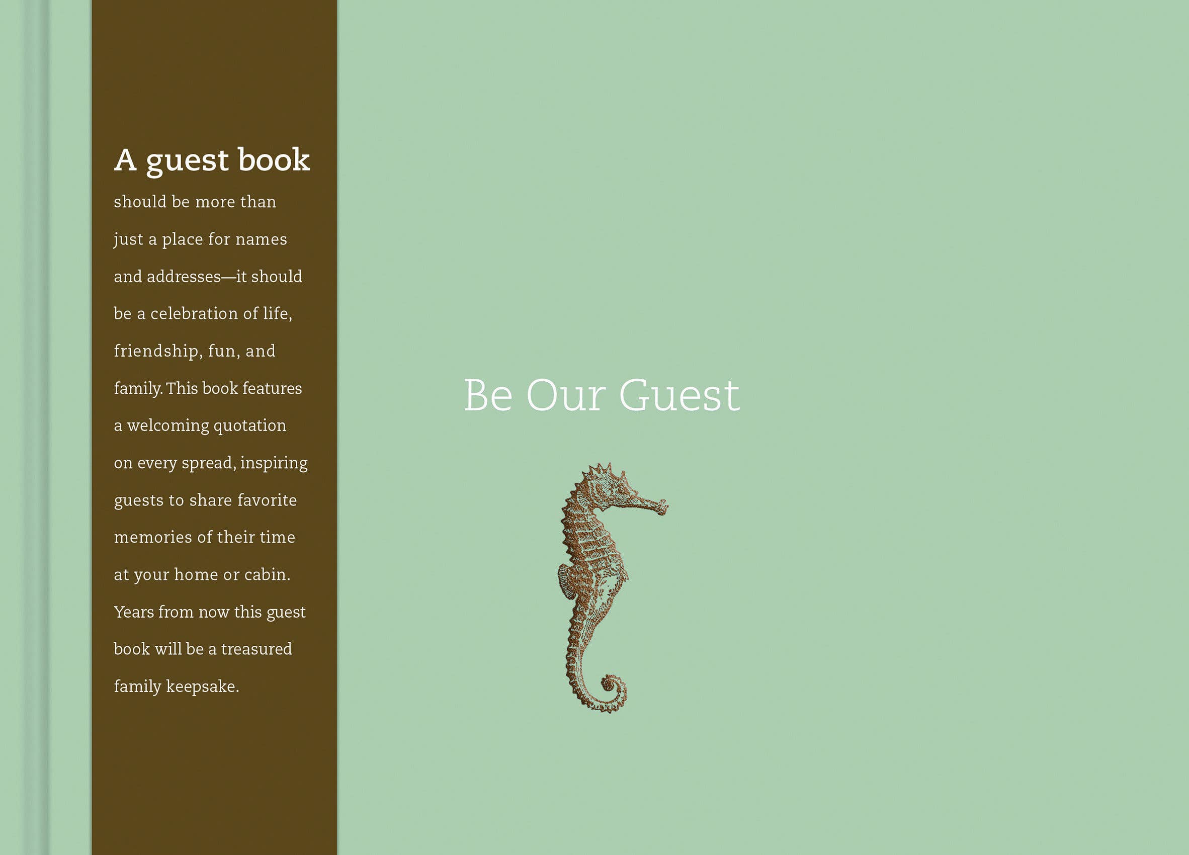 Guest Book - Be Our Guest (Coastal)
