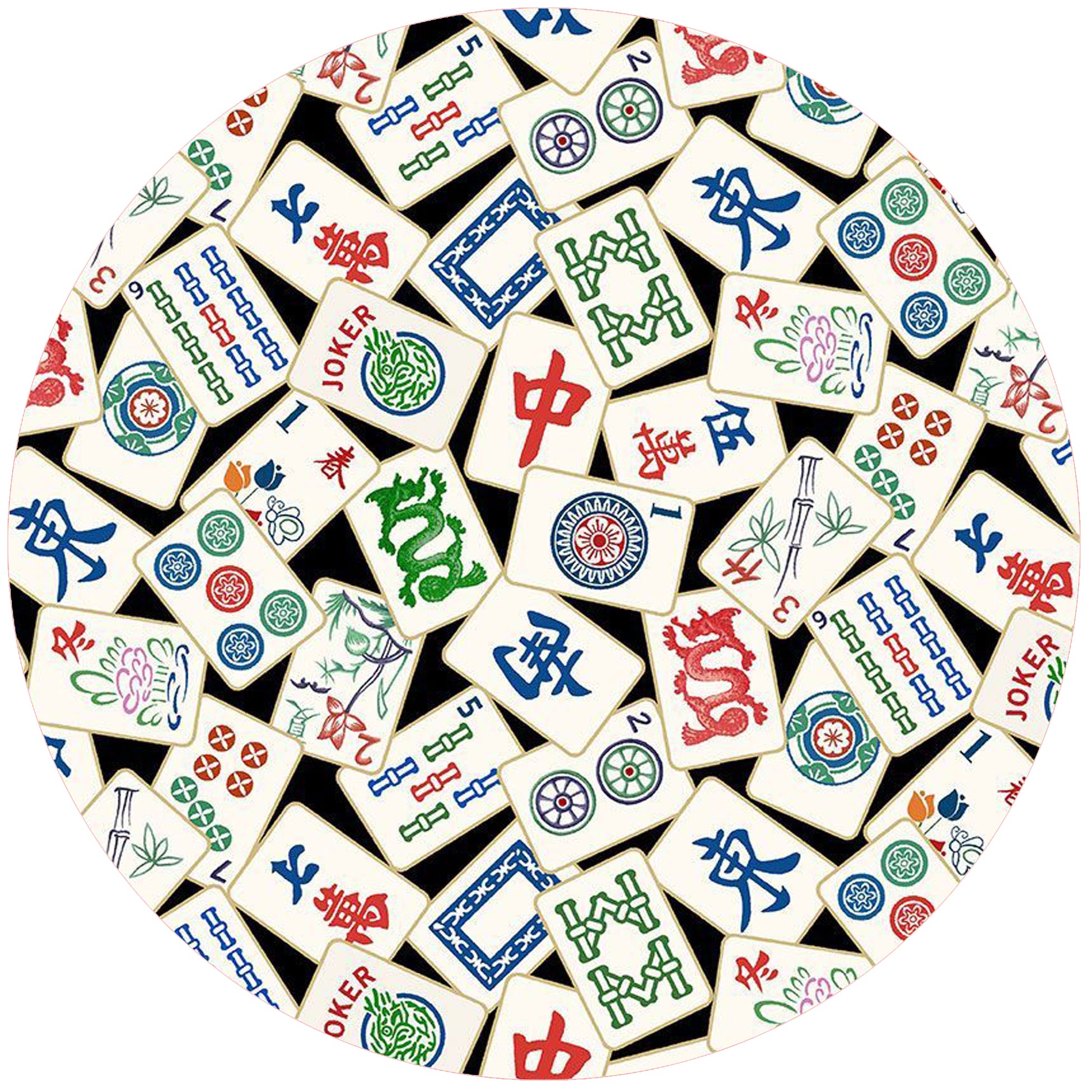 Andreas Mahjong 8" Silicone Trivet