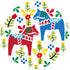 Andreas Dala Horses 8" Silicone Trivet