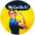 Andreas Rosie the Riveter Silicone Jar Opener