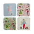 Nutcracker Ballet Coasters Set of 4