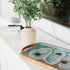 Wooden Serving Tray Rectangle Coastal Oysters by Kim Hovell Art - view 4