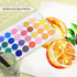 36-Color Watercolor Set with Brush