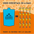 Peach Bellini in a Bag® Cocktail / Mocktail Slushie Mixer