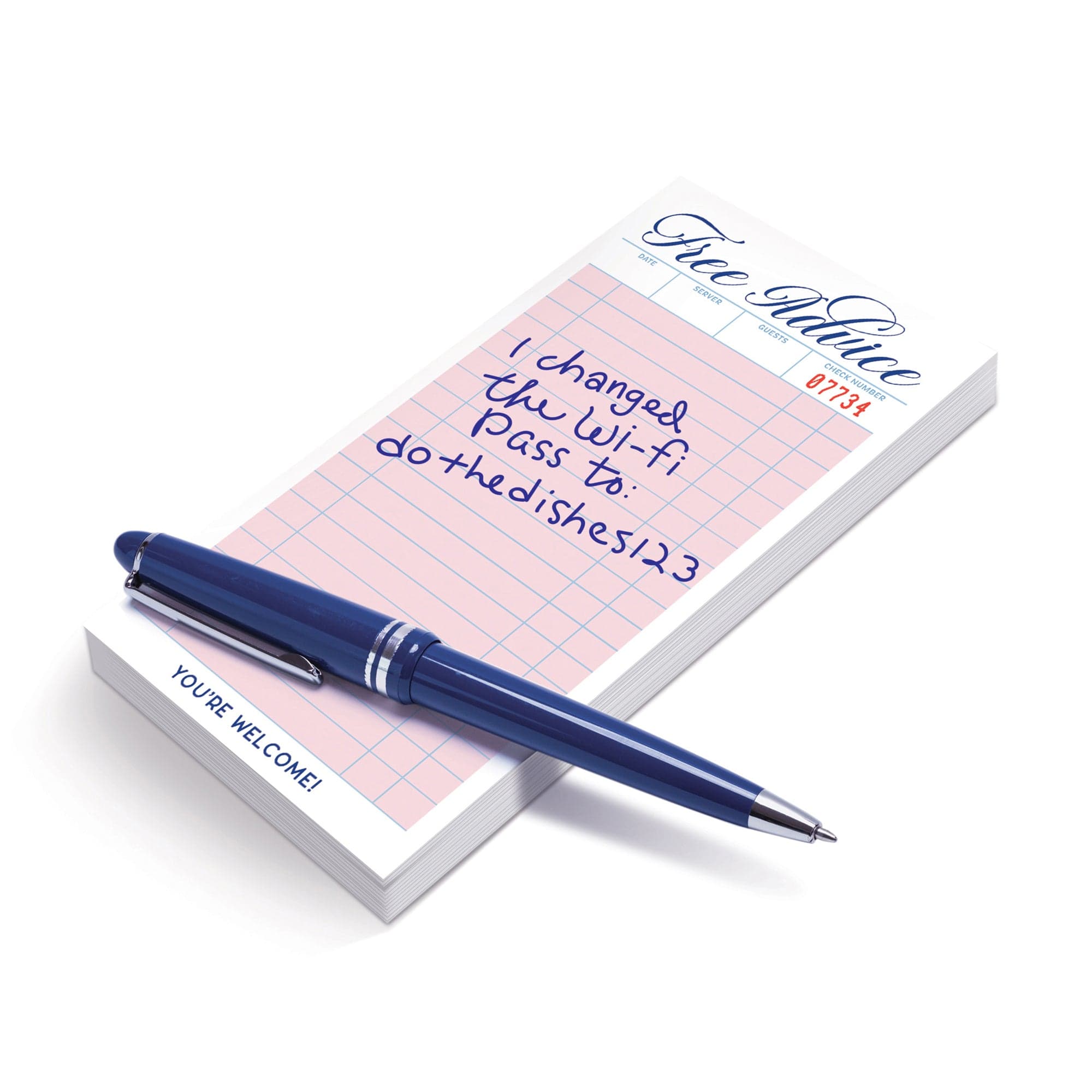 Check Yourself Diner Guest Check Sticky Notes - 75 Sheets by Fred