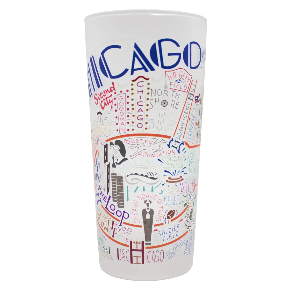 CHICAGO GLASS BY CATSTUDIO