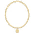 enewton extends - gameday ecollegiate classic gold 3mm bracelet -clemson disc