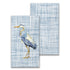 Blue Heron Guest Towel